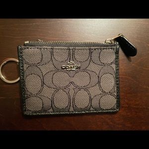 Coach wallet with key ring.
